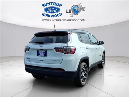 Bright White Clearcoat 2025 Jeep Compass Limited