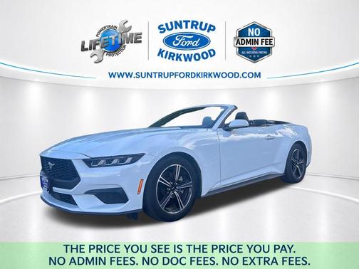 Oxford White 2025 Ford Mustang EcoBoost Premium