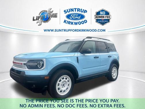 Robins Egg Blue 2025 Ford Bronco Sport Heritage