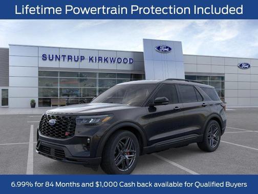 Agate Black Metallic 2026 Ford Explorer ST