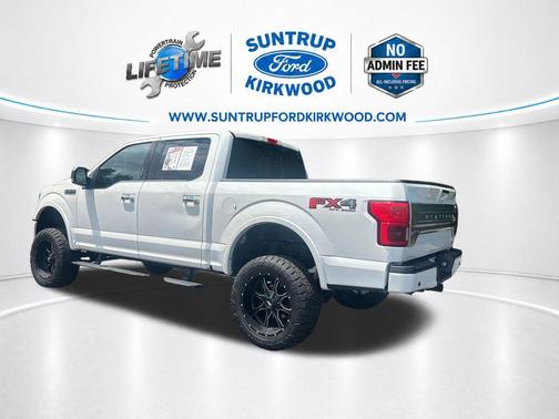 White Platinum Clearcoat Metallic 2018 Ford F-150 Platinum