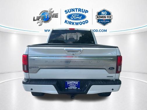 White Platinum Clearcoat Metallic 2018 Ford F-150 Platinum