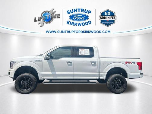 White Platinum Clearcoat Metallic 2018 Ford F-150 Platinum
