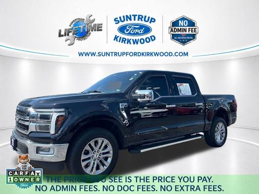 Agate Black Metallic 2024 Ford F-150 Lariat