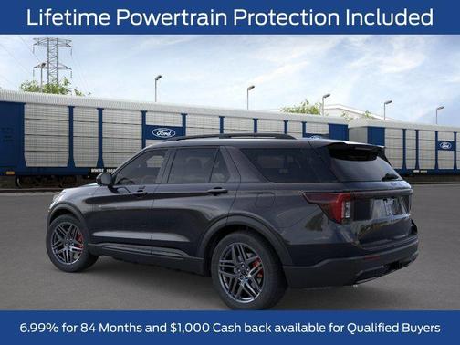 Agate Black Metallic 2026 Ford Explorer ST-Line