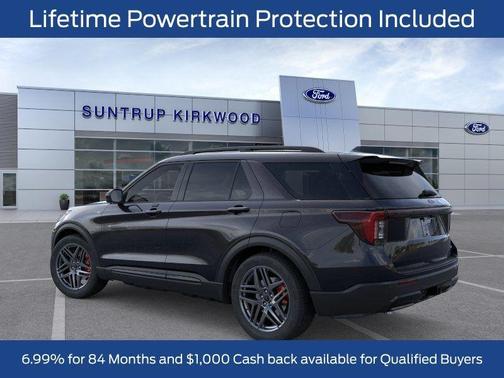 Agate Black Metallic 2026 Ford Explorer ST-Line
