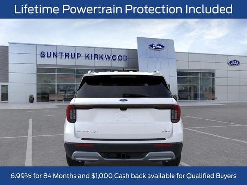 White 2026 Ford Explorer Platinum