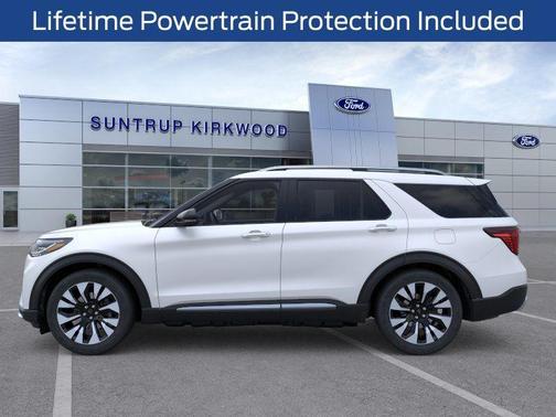 Star White 2026 Ford Explorer Platinum