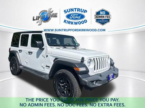 Bright White Clearcoat 2022 Jeep Wrangler Unlimited Sport