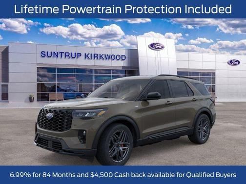 Gray 2026 Ford Explorer ST-Line