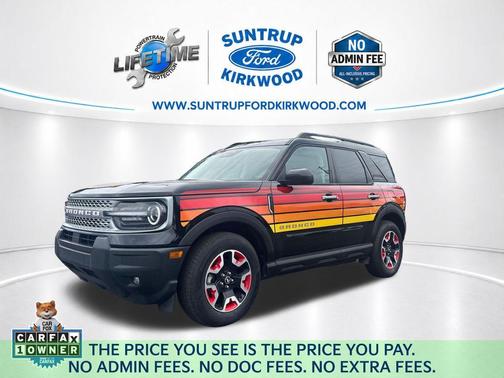 Shadow Black 2025 Ford Bronco Sport Free Wheeling