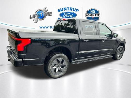Agate Black Metallic 2022 Ford F-150 Lightning LARIAT