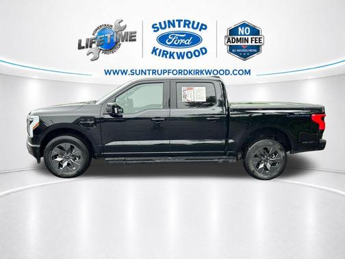 Agate Black Metallic 2022 Ford F-150 Lightning LARIAT