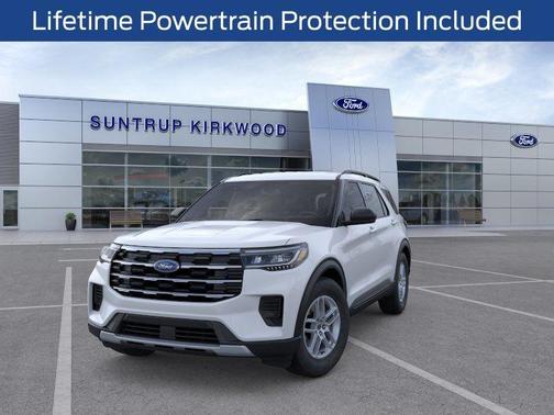 Space White Metallic 2026 Ford Explorer Active
