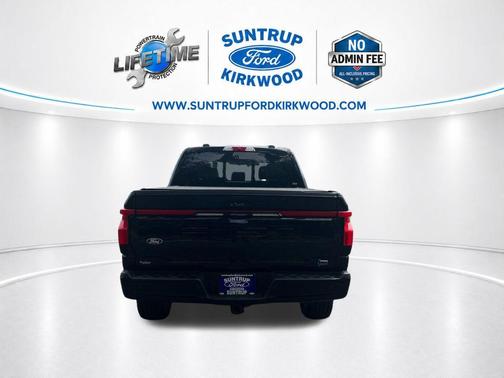 Agate Black Metallic 2025 Ford F-150 Lightning Platinum