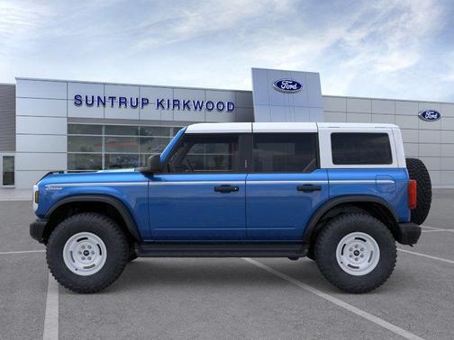 Velocity Blue Metallic 2026 Ford Bronco Heritage Edition
