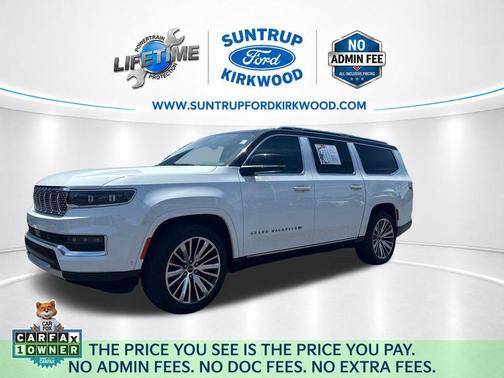 Bright White Clearcoat 2024 Jeep Grand Wagoneer L Series III