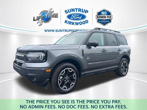 Carbonized Gray Metallic 2025 Ford Bronco Sport Outer Banks