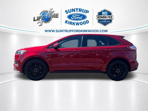 Rapid Red Metallic Tinted Clearcoat 2024 Ford Edge ST Line