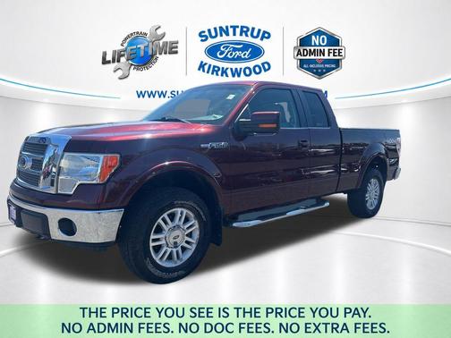 Royal Red Clearcoat Metallic 2009 Ford F-150 Lariat SuperCab