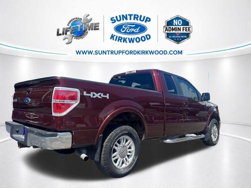 Royal Red Clearcoat Metallic 2009 Ford F-150 Lariat SuperCab