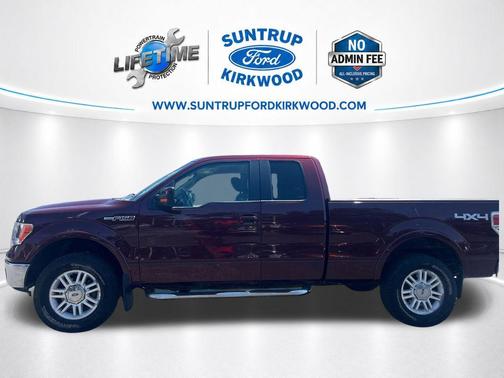 Royal Red Clearcoat Metallic 2009 Ford F-150 Lariat SuperCab