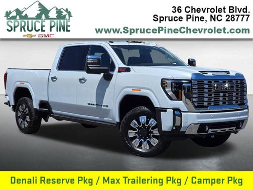 Glacier White Tricoat 2026 GMC Sierra 2500 Denali