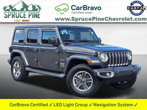 Granite Crystal Metallic Clearcoat 2018 Jeep Wrangler Unlimited Sahara