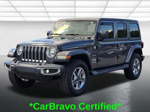 Granite Crystal Metallic Clearcoat 2018 Jeep Wrangler Unlimited Sahara
