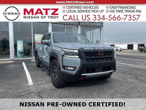 Boulder Gray Pearl 2025 Nissan Frontier PRO-X