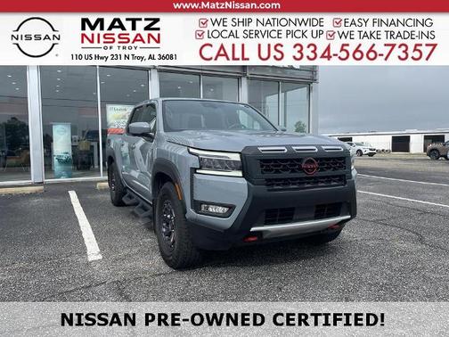 Boulder Gray Pearl 2025 Nissan Frontier PRO-X