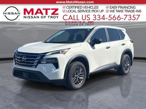 Glacier White 2025 Nissan Rogue S