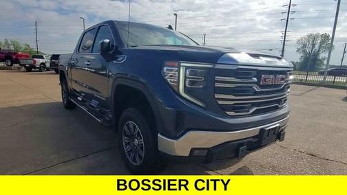 Pacific Blue Metallic 2022 GMC Sierra 1500 SLT