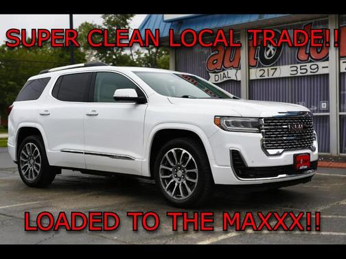 Summit White 2021 GMC Acadia Denali
