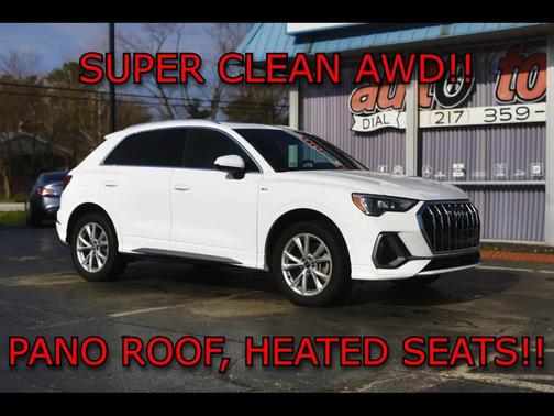 White 2021 Audi Q3 45 S line Premium