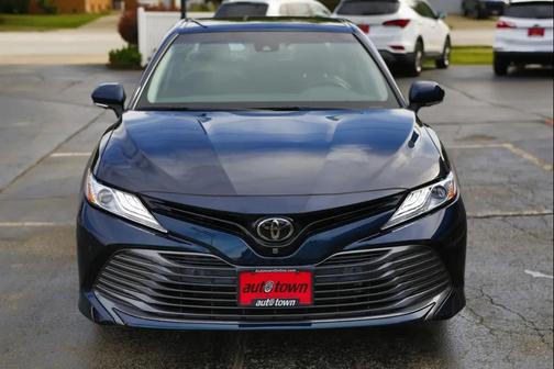 Blue 2018 Toyota Camry XLE