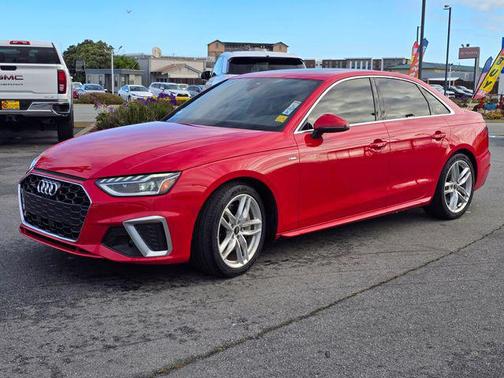 Progressive Red Metallic 2024 Audi A4 45 S line Premium Plus