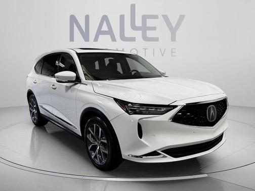 Platinum White Pearl 2023 Acura MDX Technology