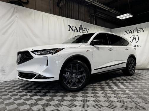 Platinum White Pearl 2023 Acura MDX A-Spec