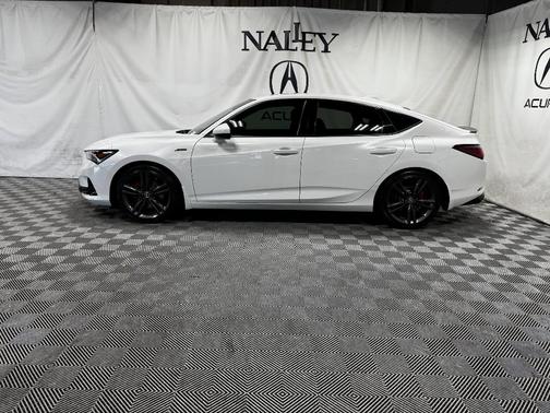 Platinum White Pearl 2025 Acura Integra w/A-Spec Package