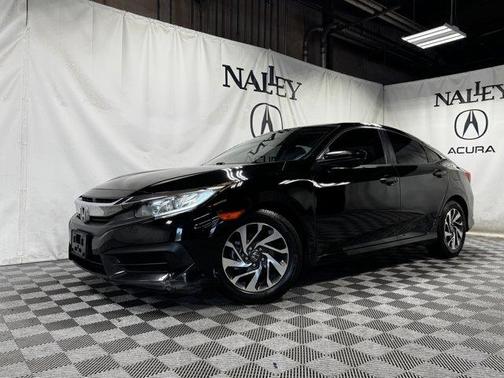 Crystal Black Pearl 2018 Honda Civic EX