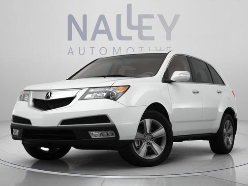 Aspen White Pearl 2012 Acura MDX 3.7L Technology