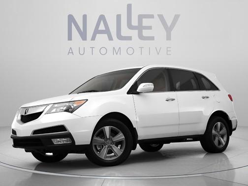Aspen White Pearl 2012 Acura MDX 3.7L Technology