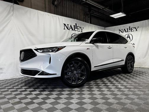 Platinum White Pearl 2023 Acura MDX A-Spec