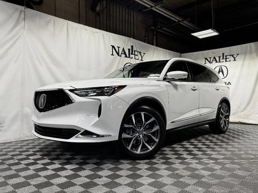 Platinum White Pearl 2023 Acura MDX Technology