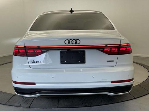 Glacier White Metallic 2023 Audi A8 L 55 TFSI quattro Tiptronic