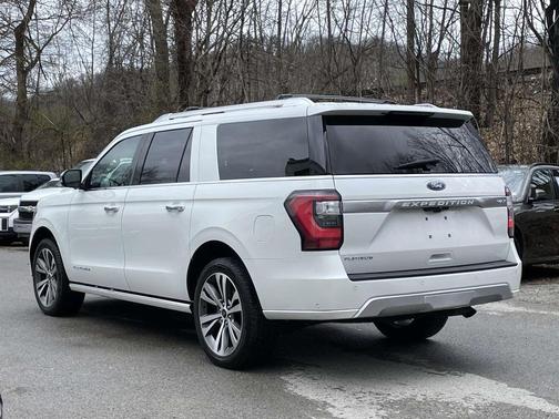 Star White Metallic Tri-Coat 2020 Ford Expedition Max Platinum