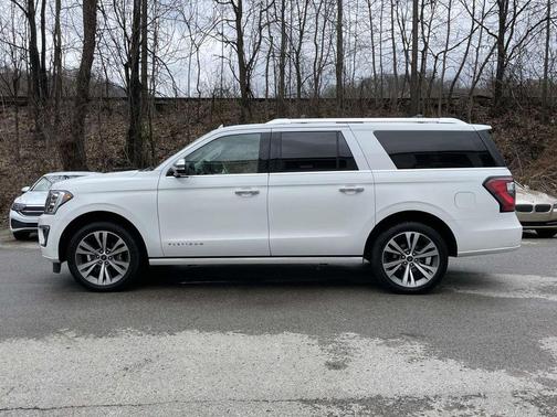 Star White Metallic Tri-Coat 2020 Ford Expedition Max Platinum