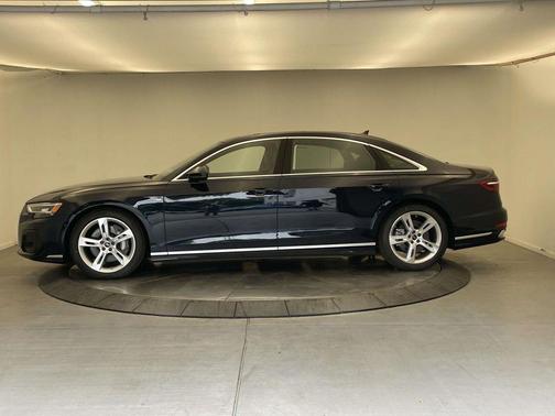 firmament blue metallic 2026 Audi A8 55 TFSI quattro Tiptronic