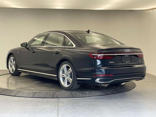firmament blue metallic 2026 Audi A8 55 TFSI quattro Tiptronic